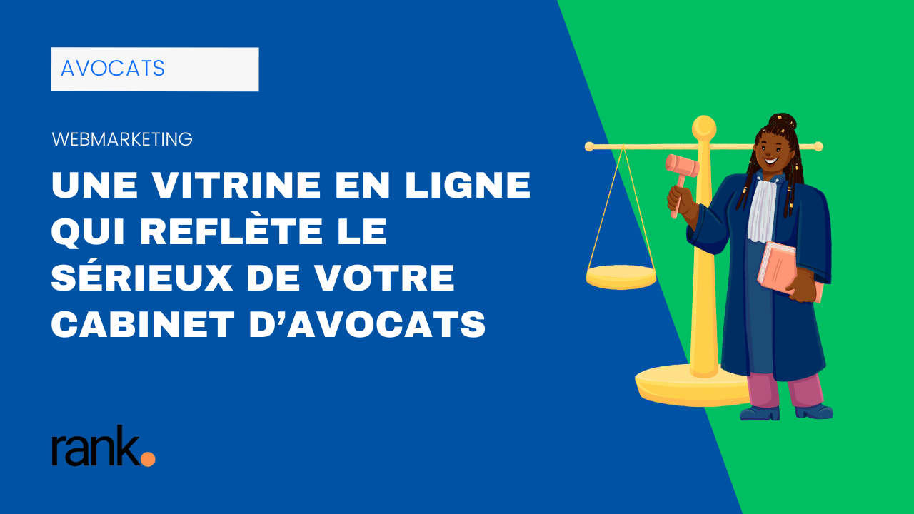 llustration d’une avocate tenant la balance de la justice, représentant le webmarketing adapté aux professions juridiques.
